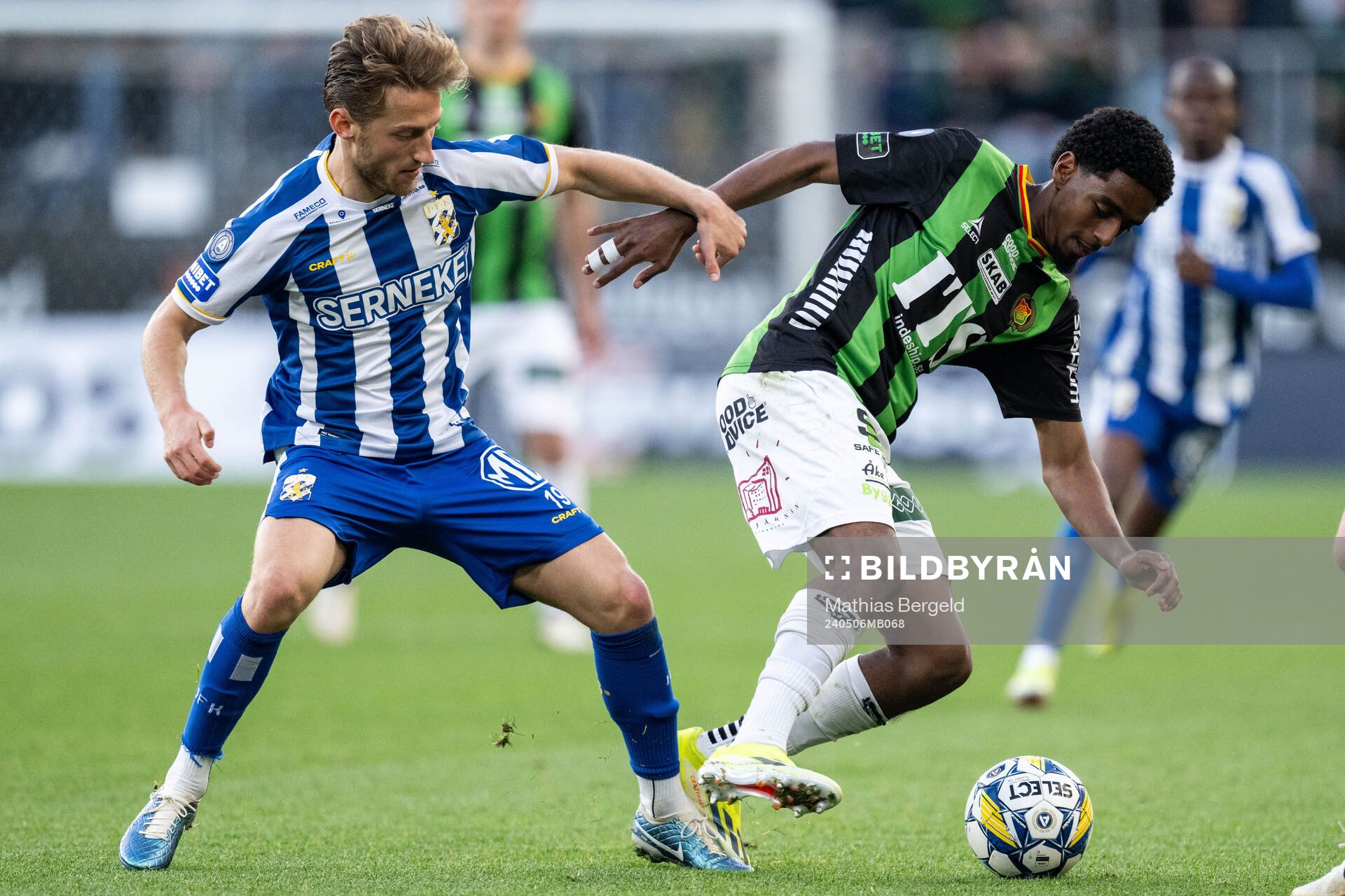 IFK Göteborgs Arbnor Mucolli och GAIS Harun Ibrahim