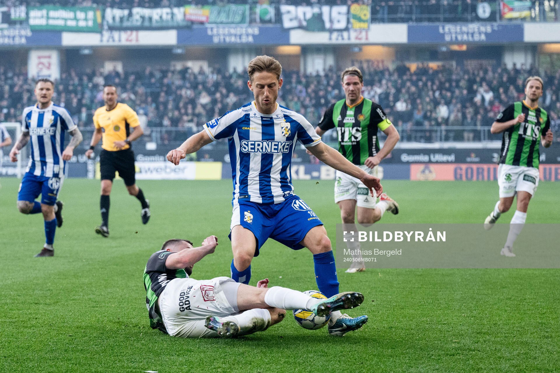 GAIS Axel Norén och IFK Göteborgs Arbnor Mucolli