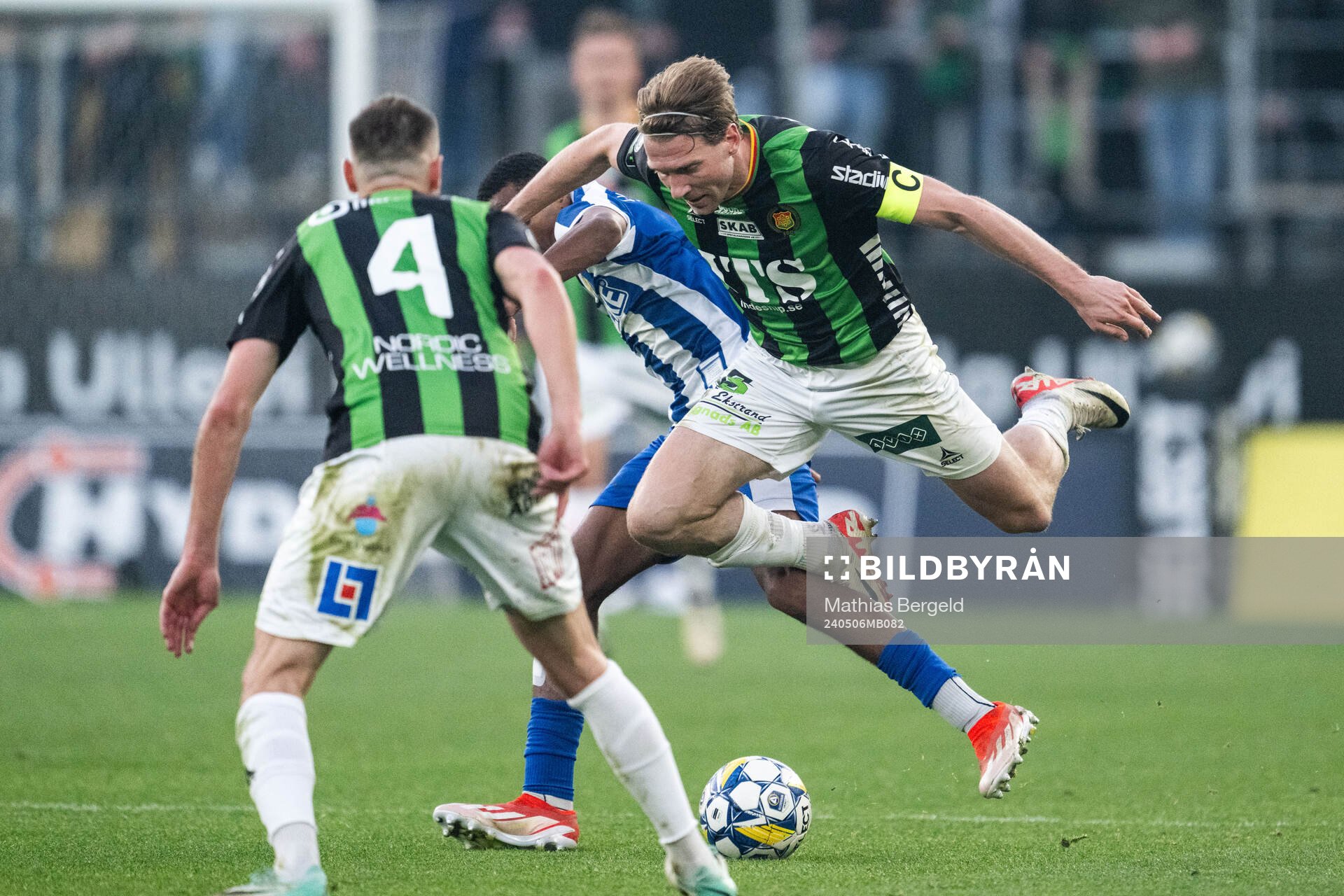 IFK Göteborgs Paulos Abraham och GAIS August Wängberg