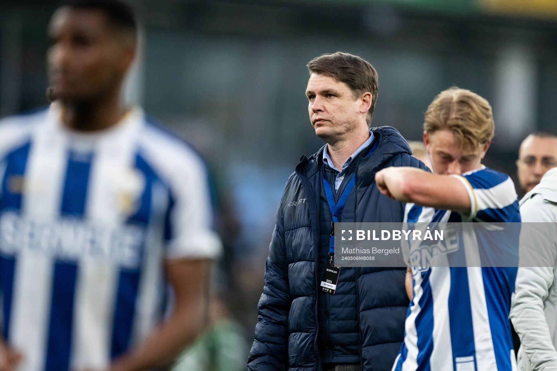 IFK Göteborgs tekniska direktör Ola Larsson deppar