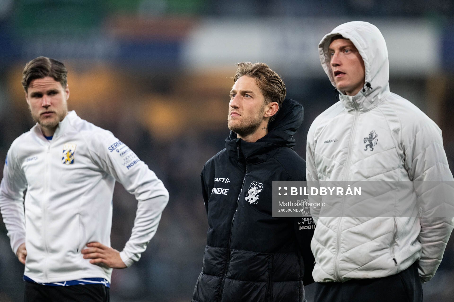 IFK Göteborgs Arbnor Mucolli och Sebastian Hausner deppar