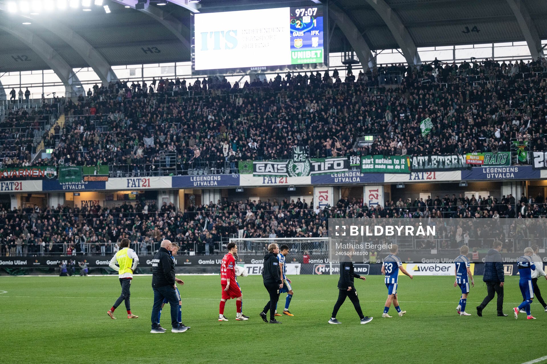 IFK Göteborgs spelare deppar