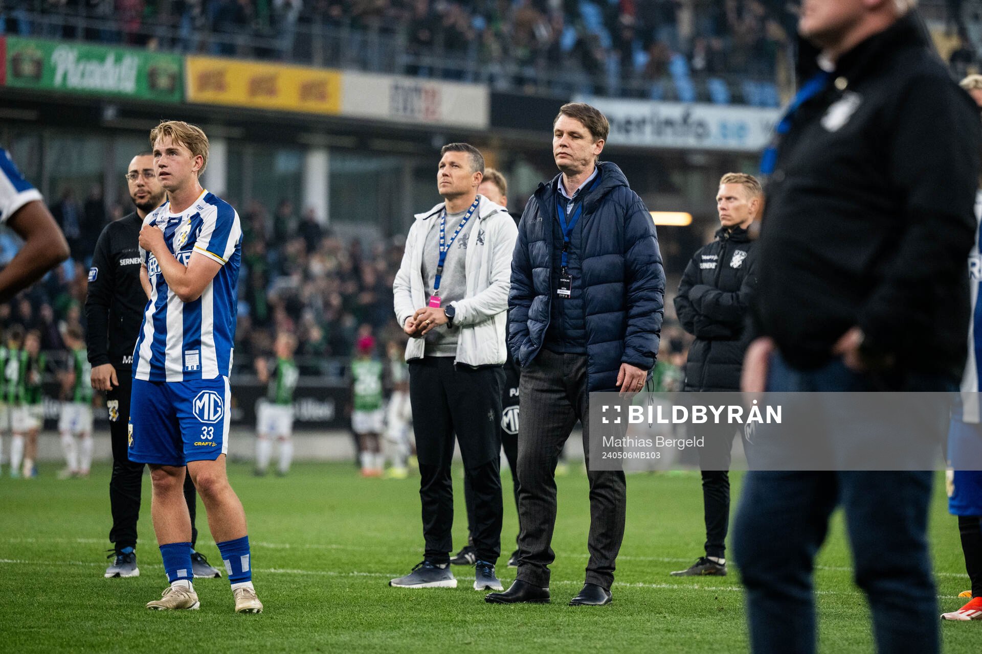 IFK Göteborgs tekniska direktör Ola Larsson deppar