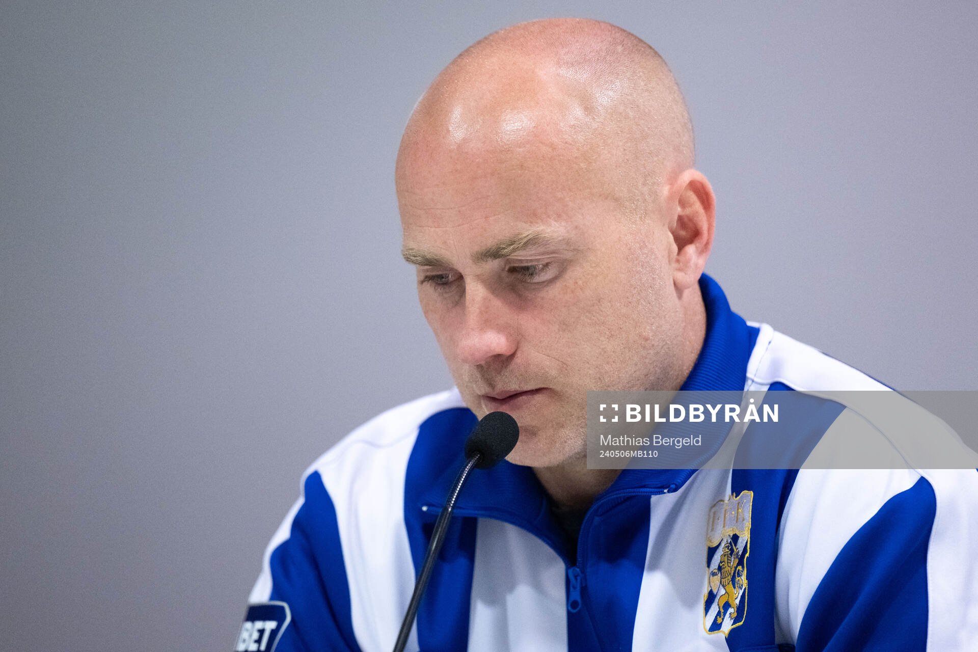 IFK Göteborgs tränare Jens Berthel Askou deppar på