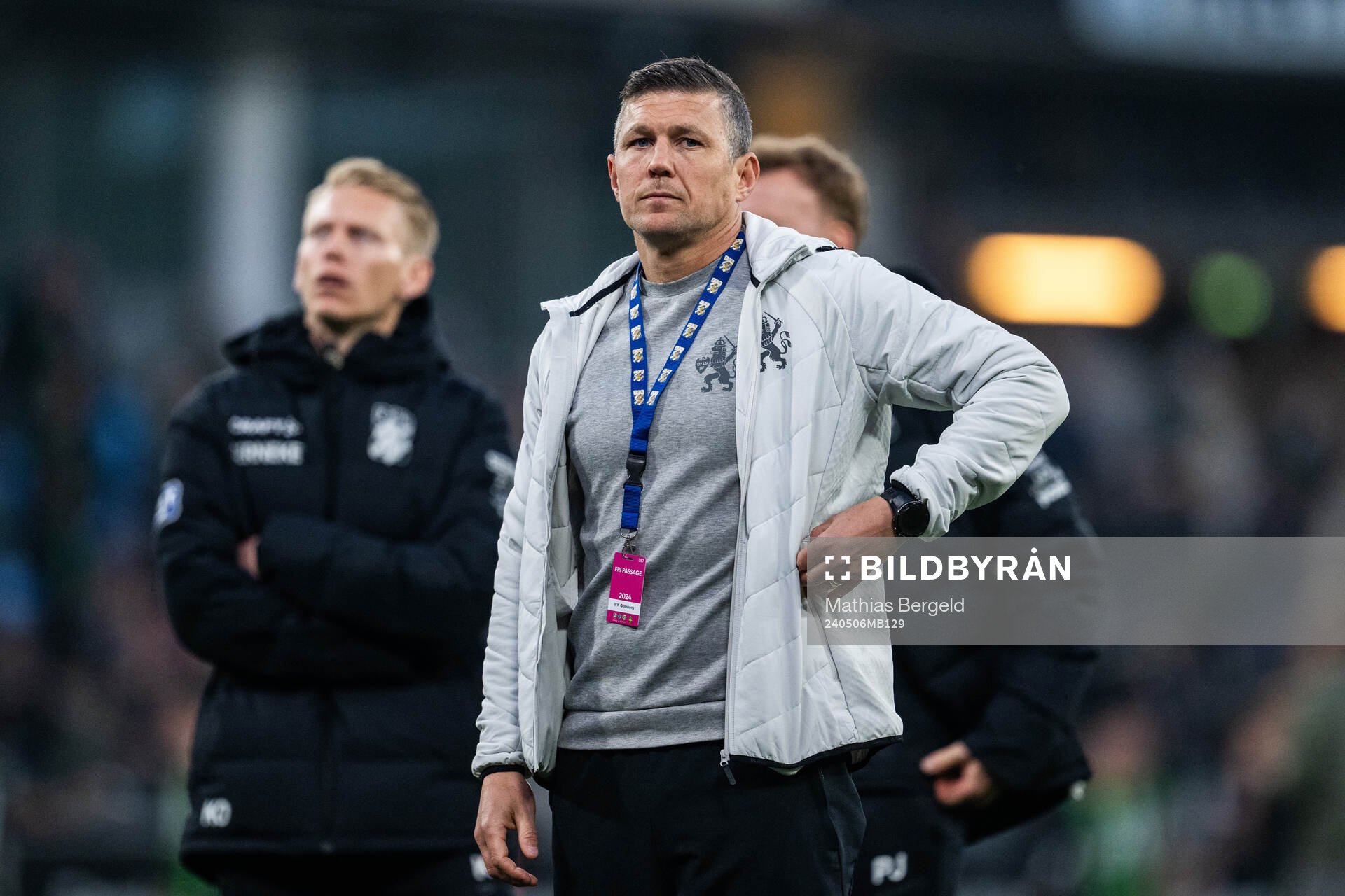 IFK Göteborgs lagledare Hannes Stiller deppar