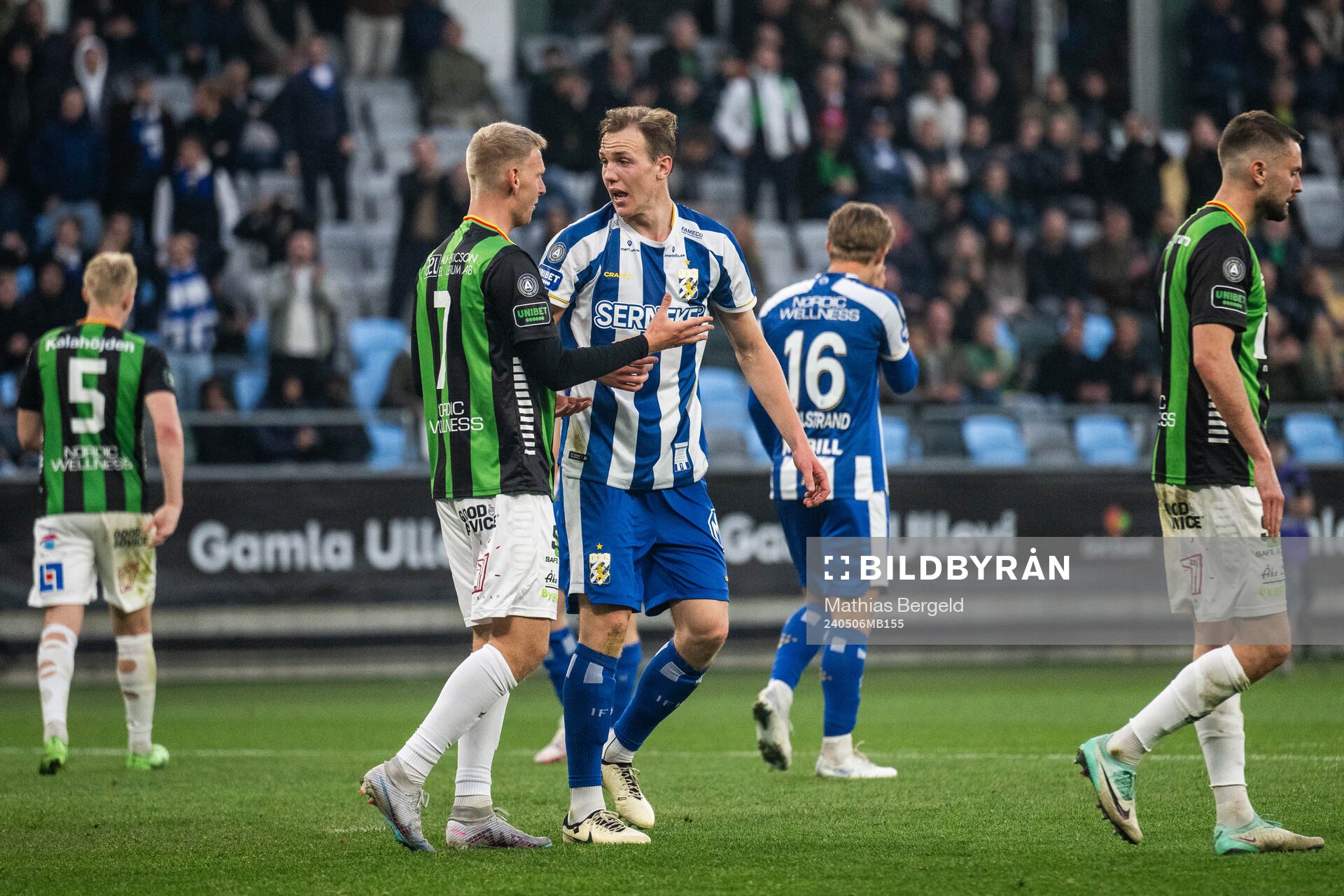 GAIS Joackim Åberg och IFK Göteborgs Adam Carlén
