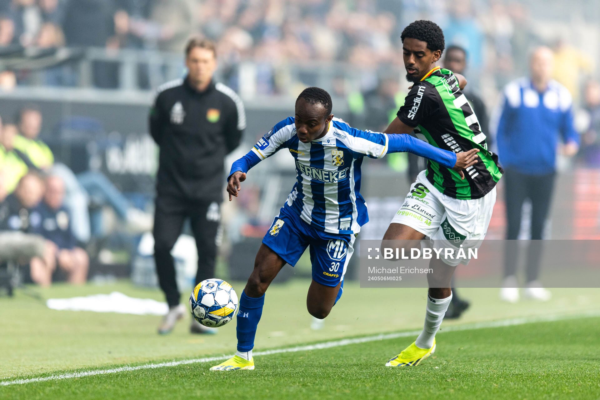 IFK Göteborgs Malick Junior Yalcouye och GAIS Harun Ibrahim