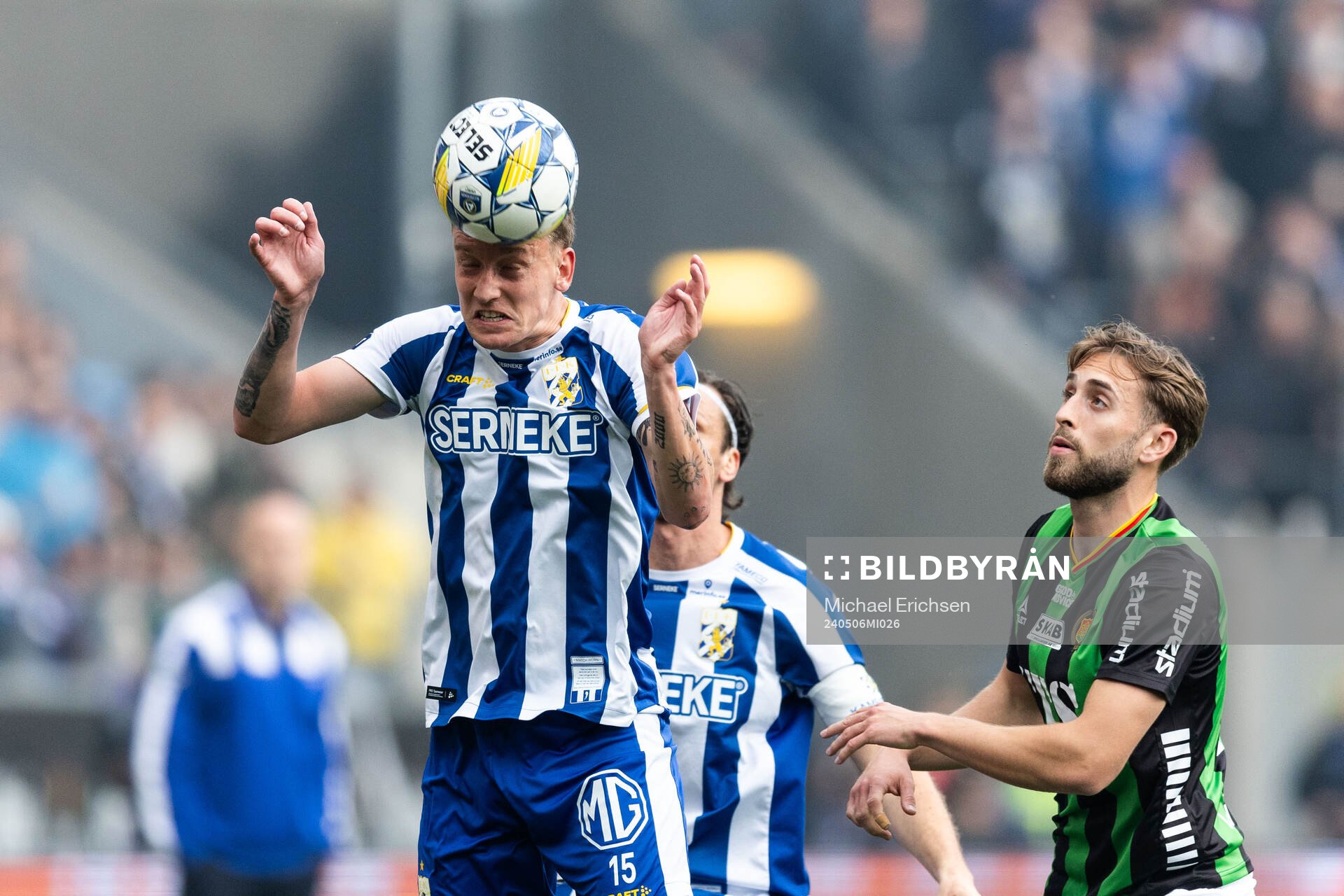 IFK Göteborgs Sebastian Hausner och GAIS Jack Cooper-Love