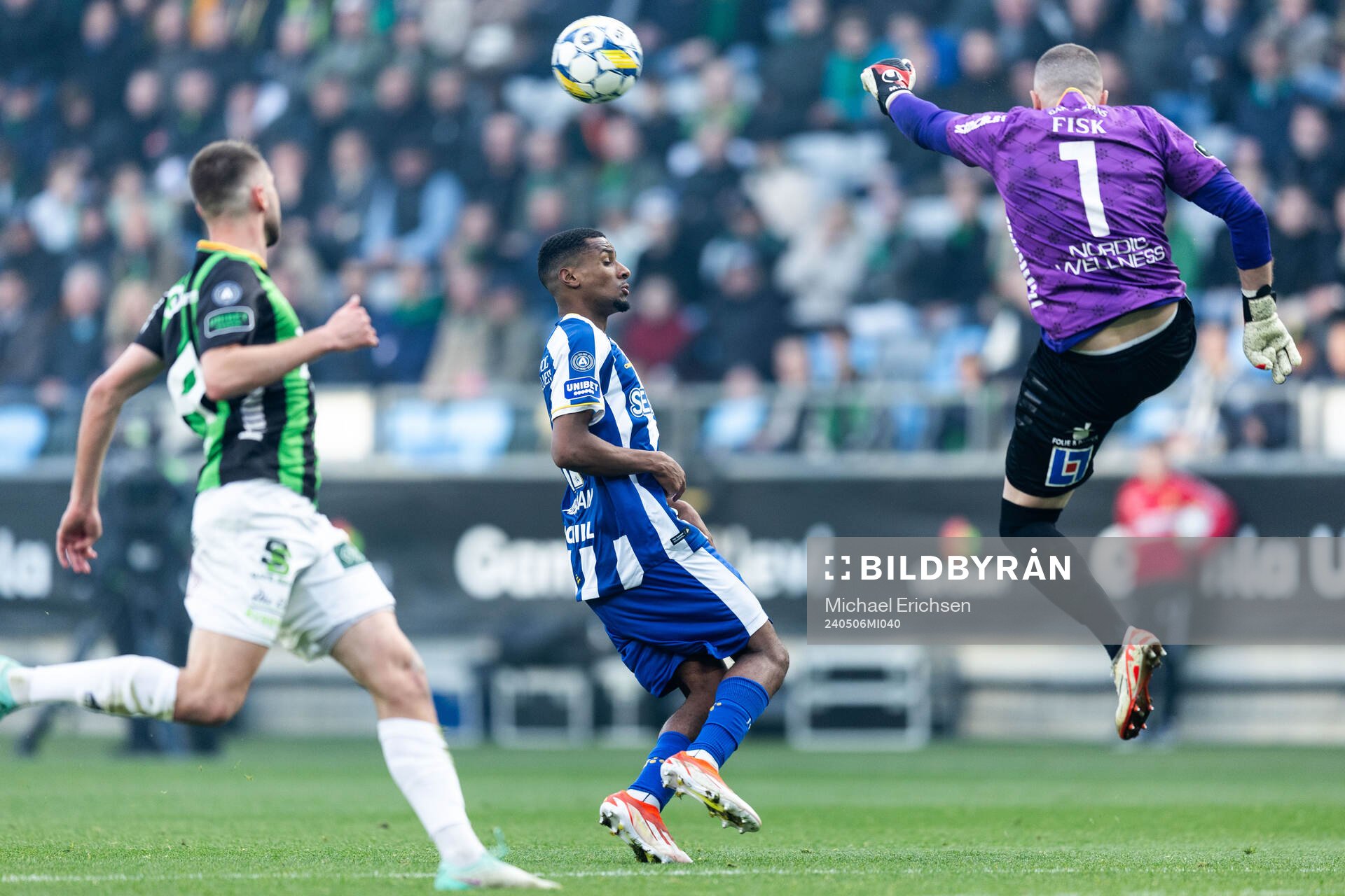 IFK Göteborgs Paulos Abraham mot GAIS Mergim Krasniqi