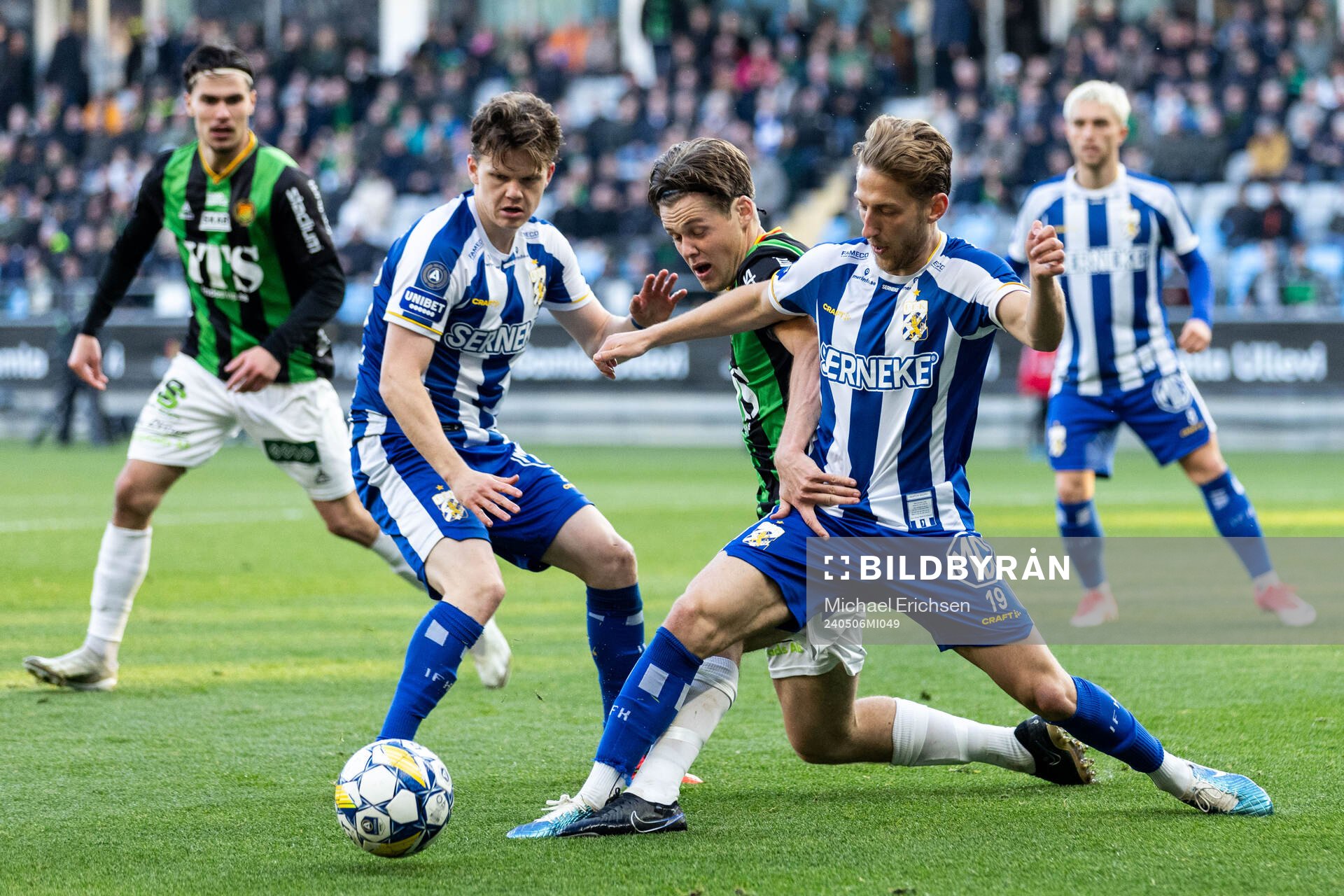 GAIS Axel Henriksson mot IFK Göteborgs Kolbeinn Thordarson