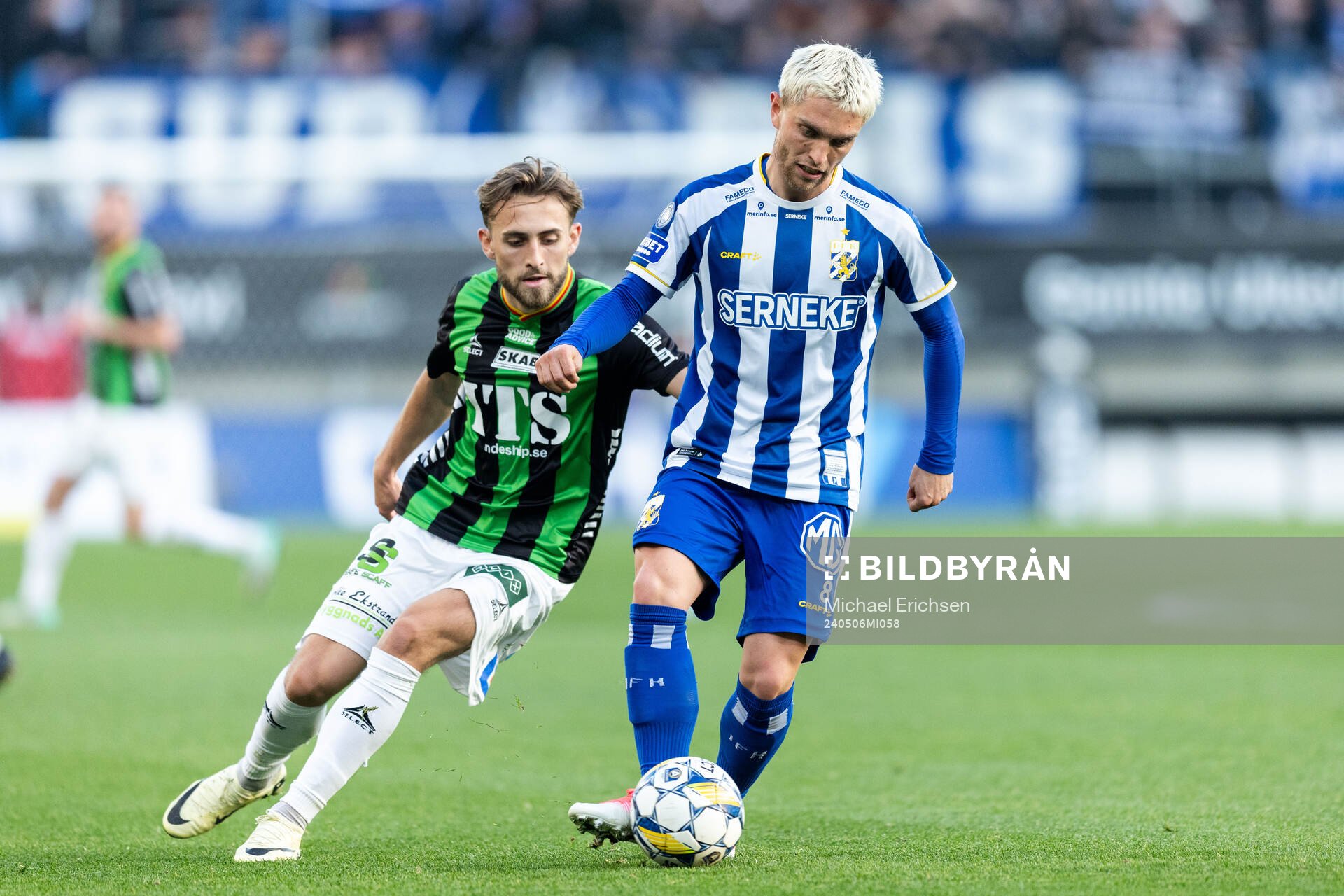 GAIS Jack Cooper-Love och IFK Göteborgs Andreas Pyndt