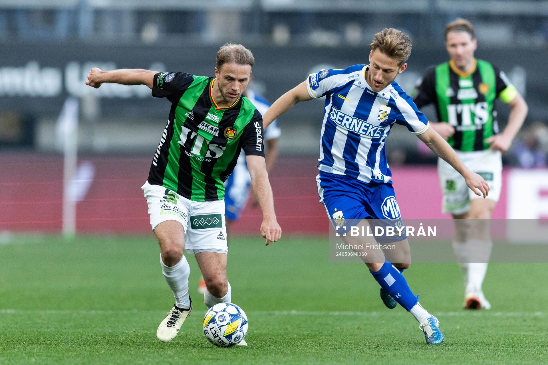 GAIS Gustav Lundgren och IFK Göteborgs Arbnor Mucolli