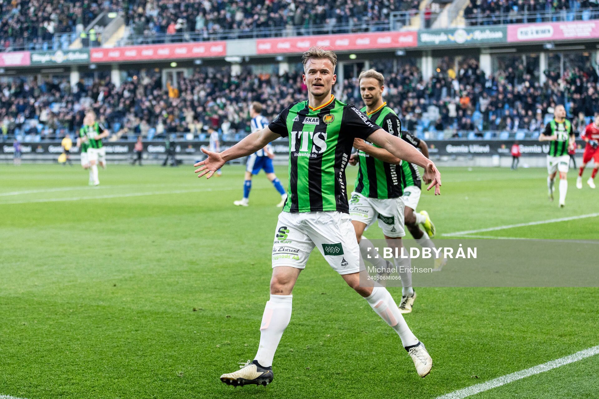 GAIS Alexander Ahl Holmström jublar