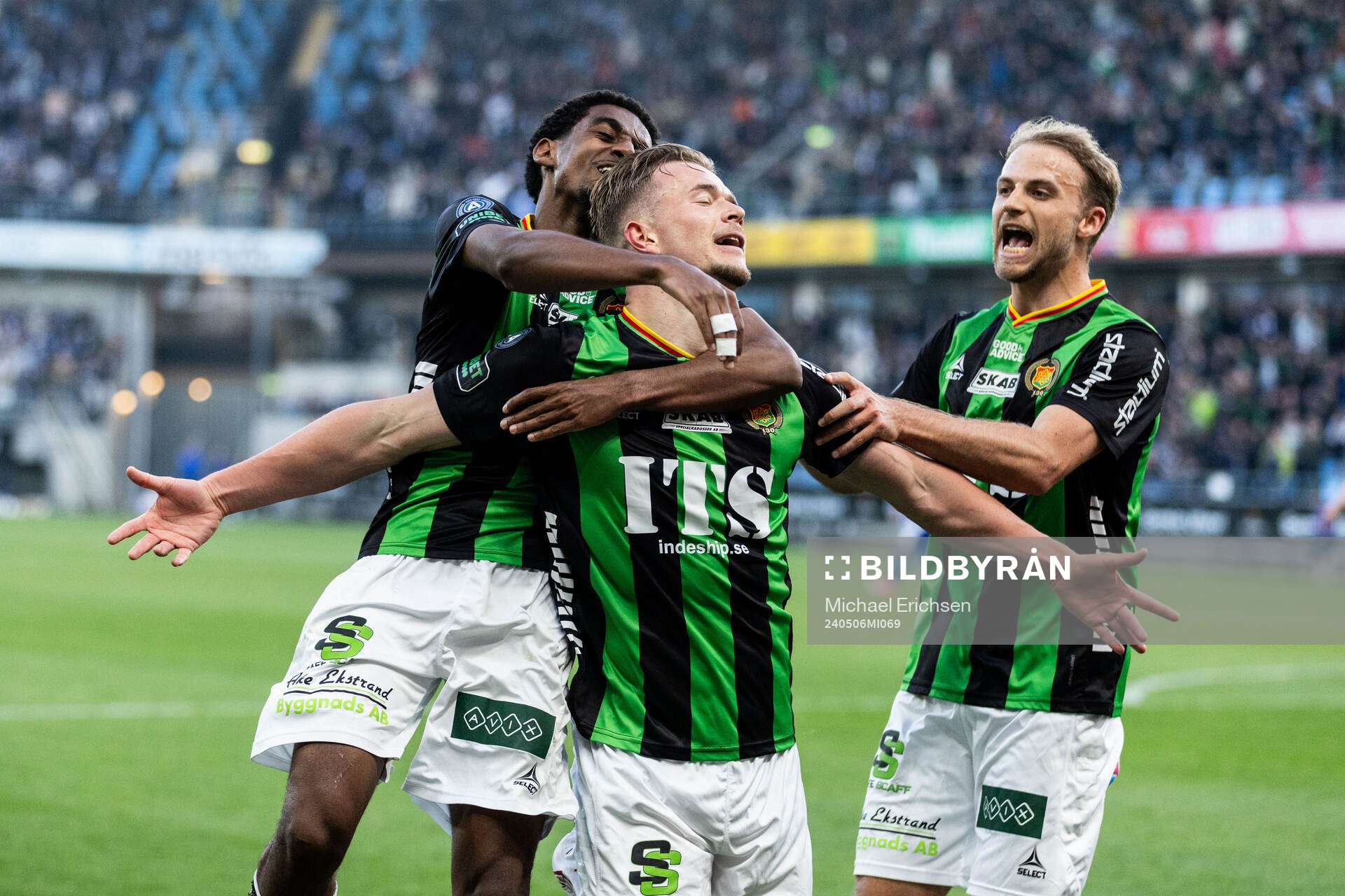 GAIS Alexander Ahl Holmström jublar