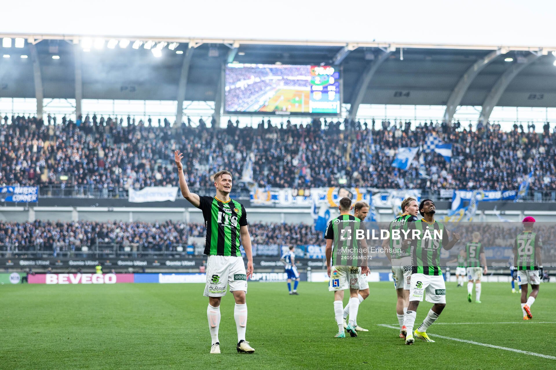 GAIS Alexander Ahl Holmström jublar