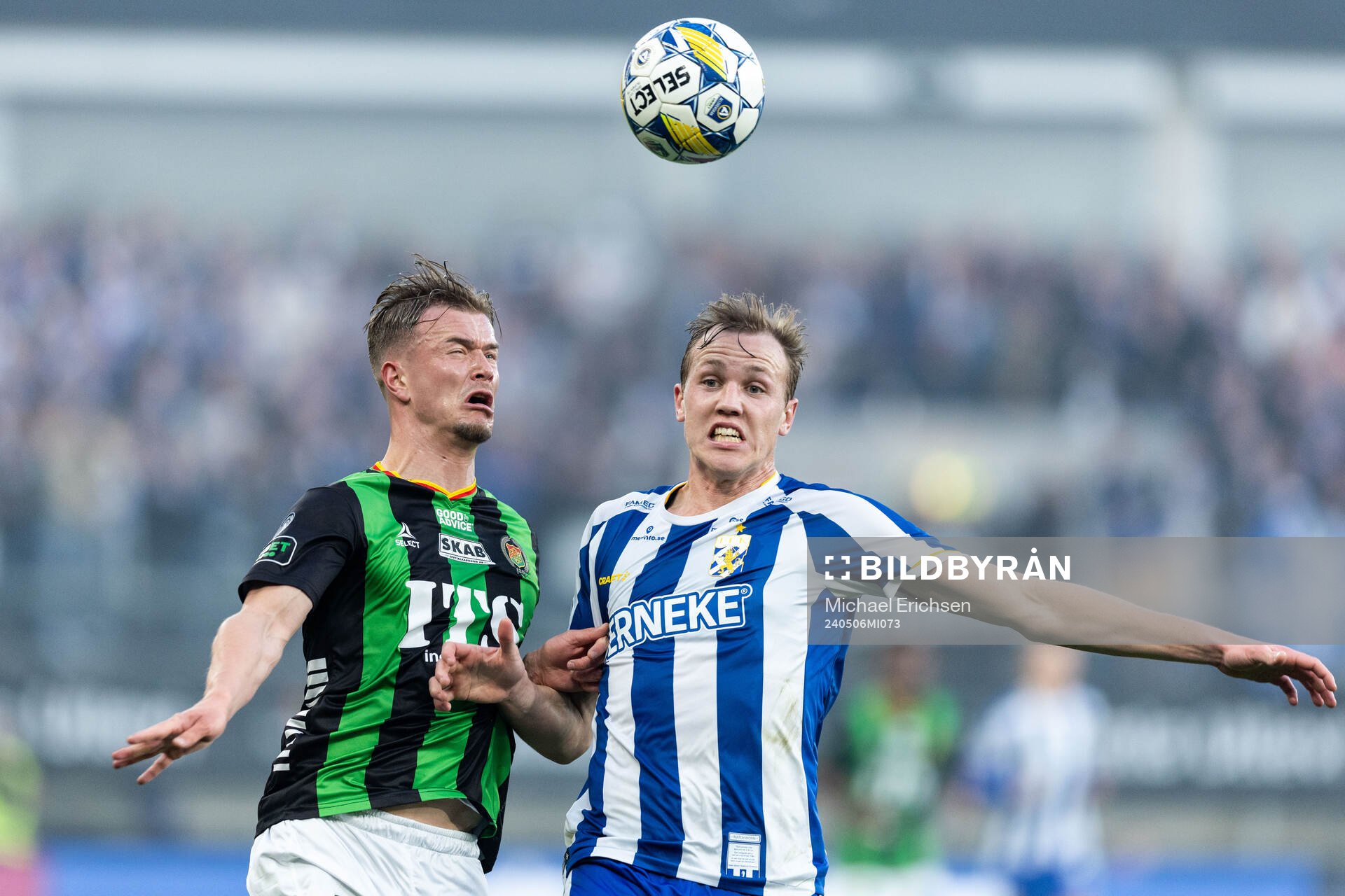 GAIS Alexander Ahl Holmström och IFK Göteborgs Adam
