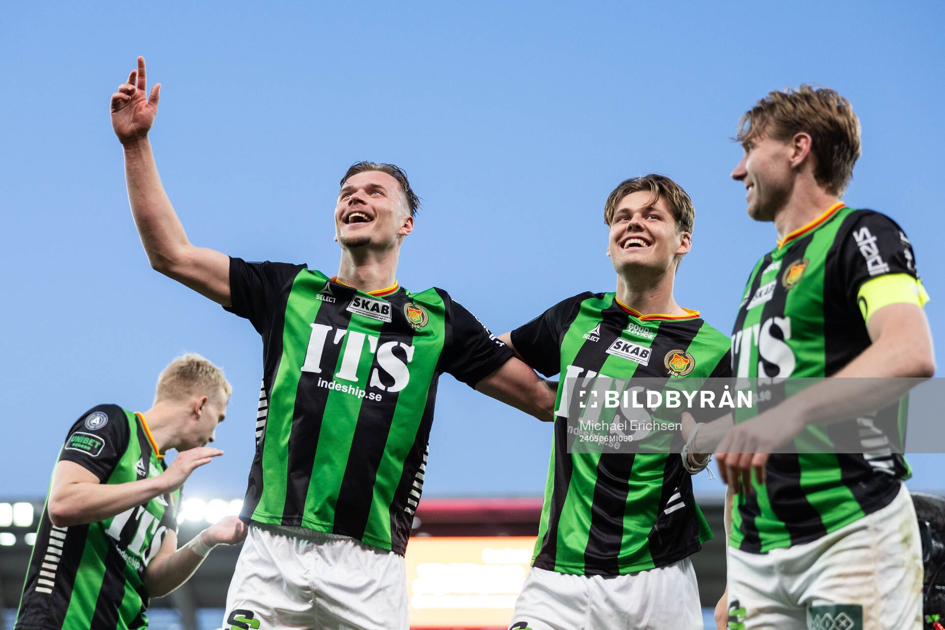 GAIS Alexander Ahl Holmström, Axel Henriksson och August