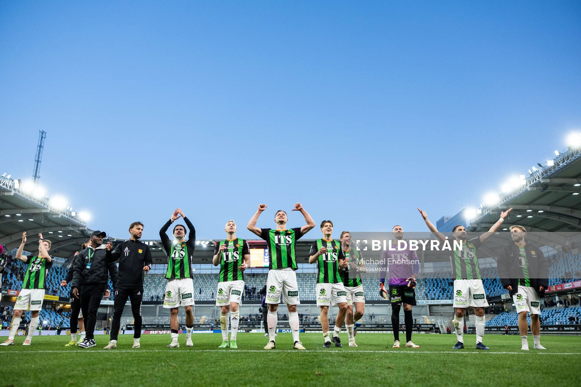 GAIS spelare jublar