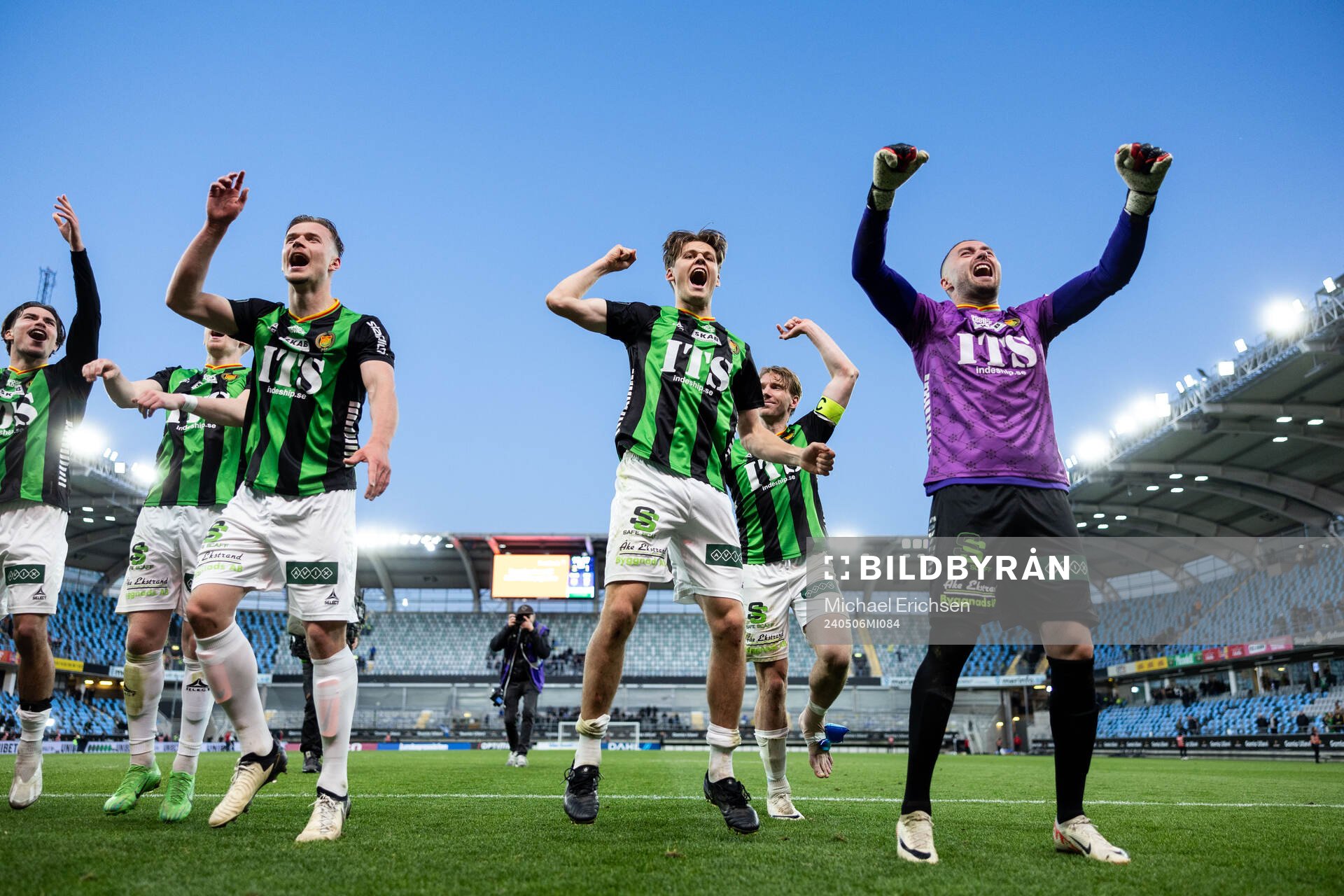 GAIS Alexander Ahl Holmström, Axel Henriksson och Mergim