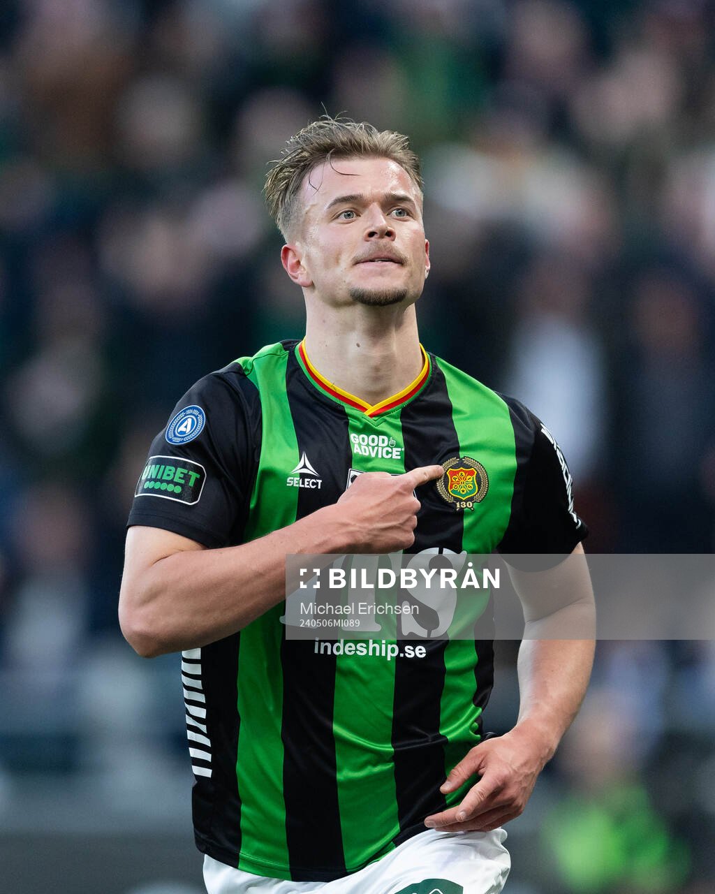GAIS Alexander Ahl Holmström jublar