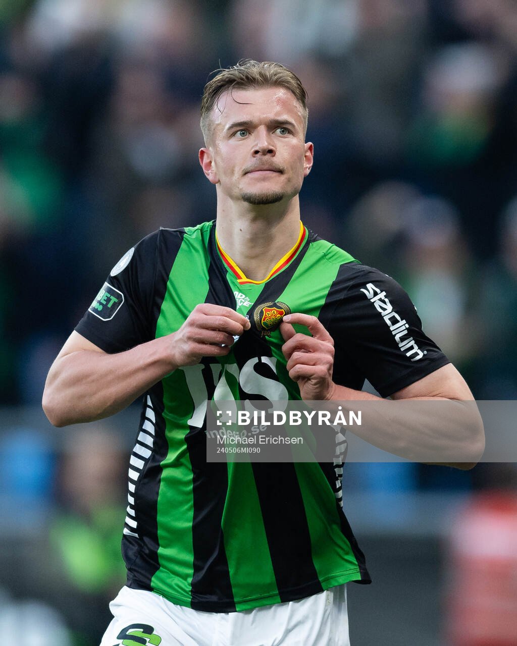 GAIS Alexander Ahl Holmström jublar