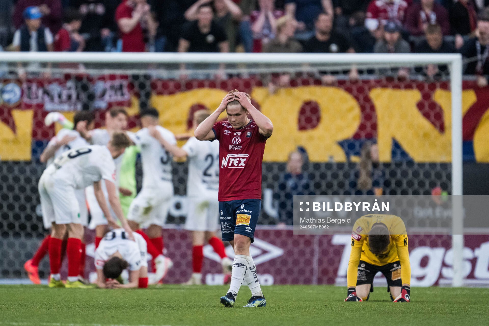 Örgrytes Isak Dahlqvist och Hampus Gustafsson deppar