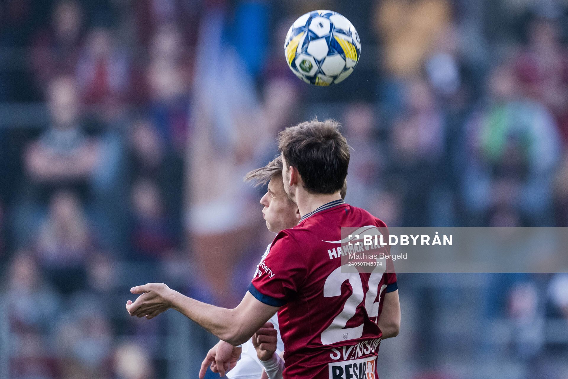 Helsingborgs Adrian Svanbäck och Örgrytes William Svensson