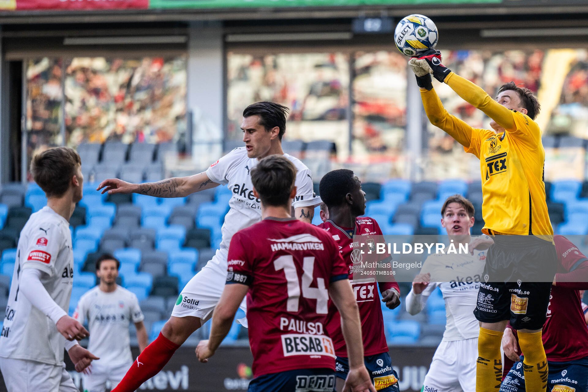 Örgrytes målvakt Hampus Gustafsson