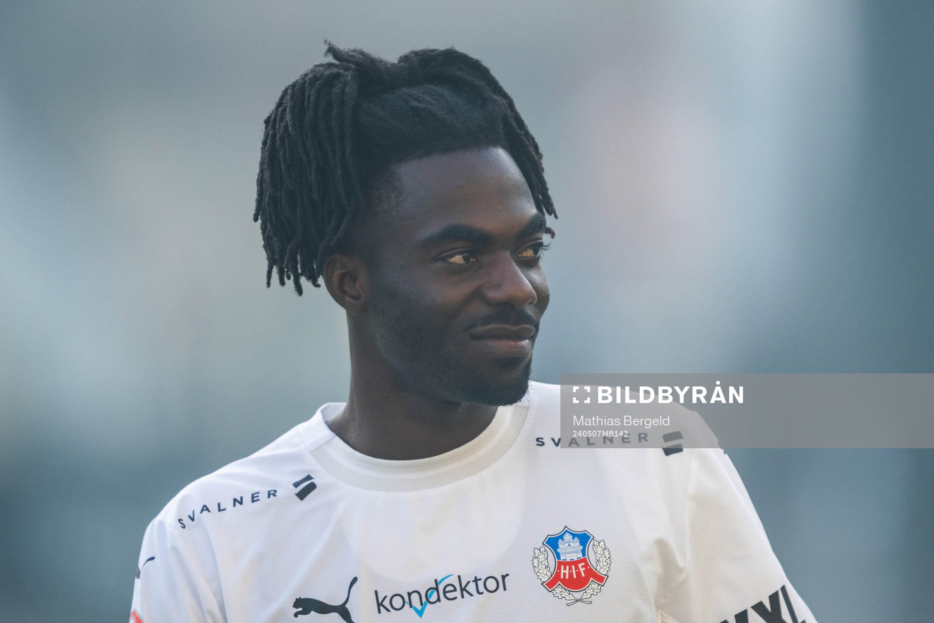 Helsingborgs Benjamin Acquah vid line-up