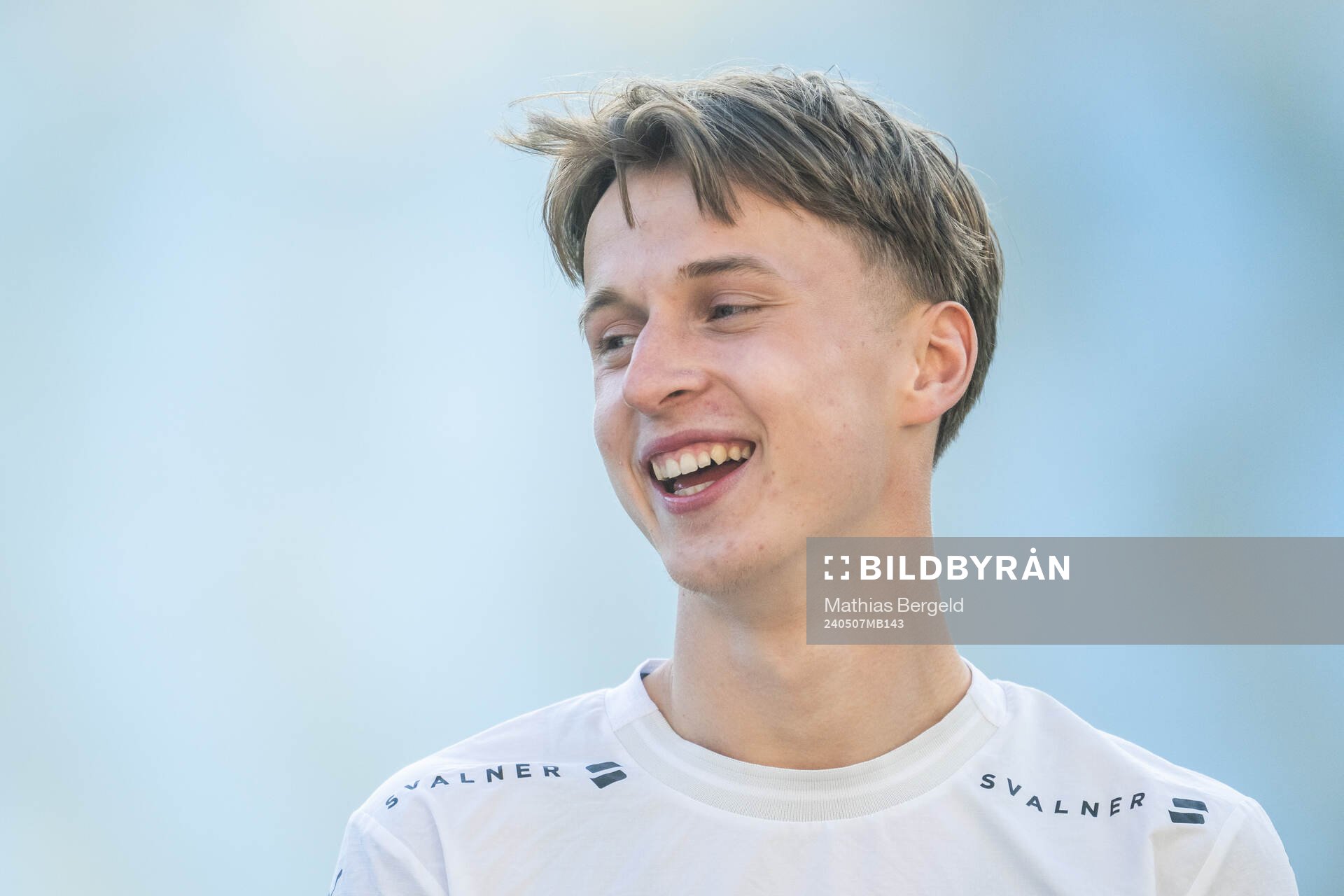 Helsingborgs Lukas Kjellnäs vid line-up