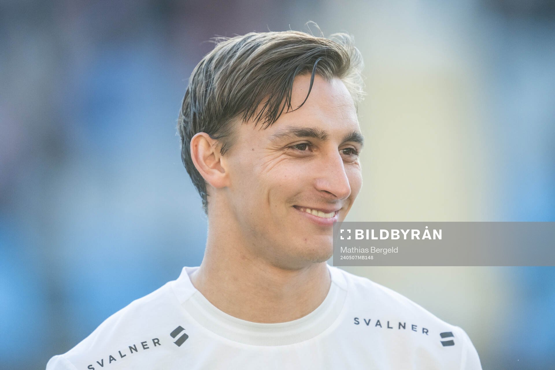 Helsingborgs Wilhelm Nilsson vid line-up
