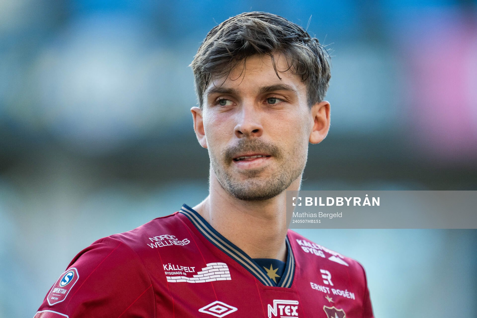 Örgrytes Daniel Paulson vid line-up