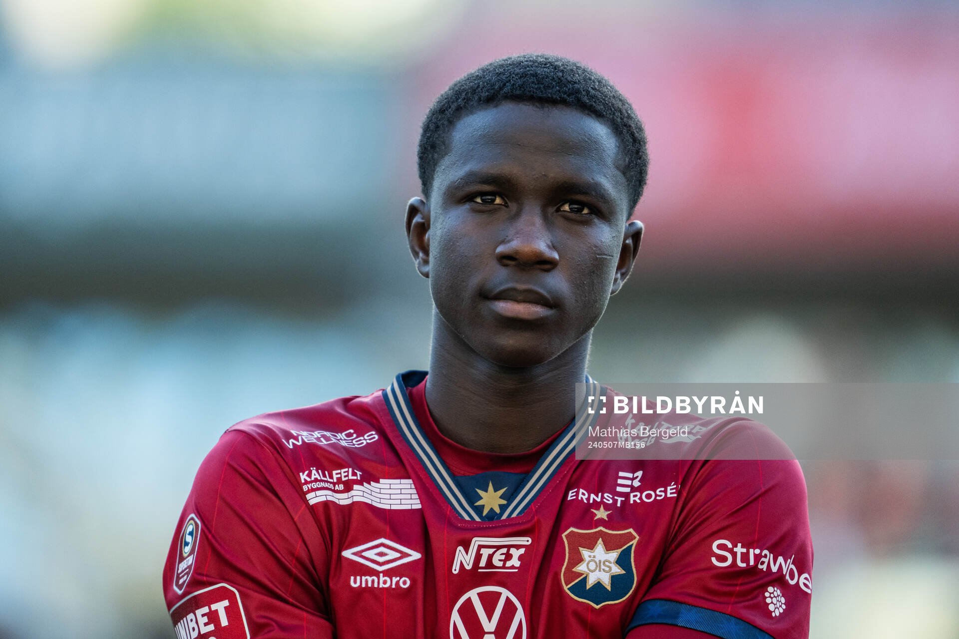 Örgrytes Abdoulaye Faye vid line-up