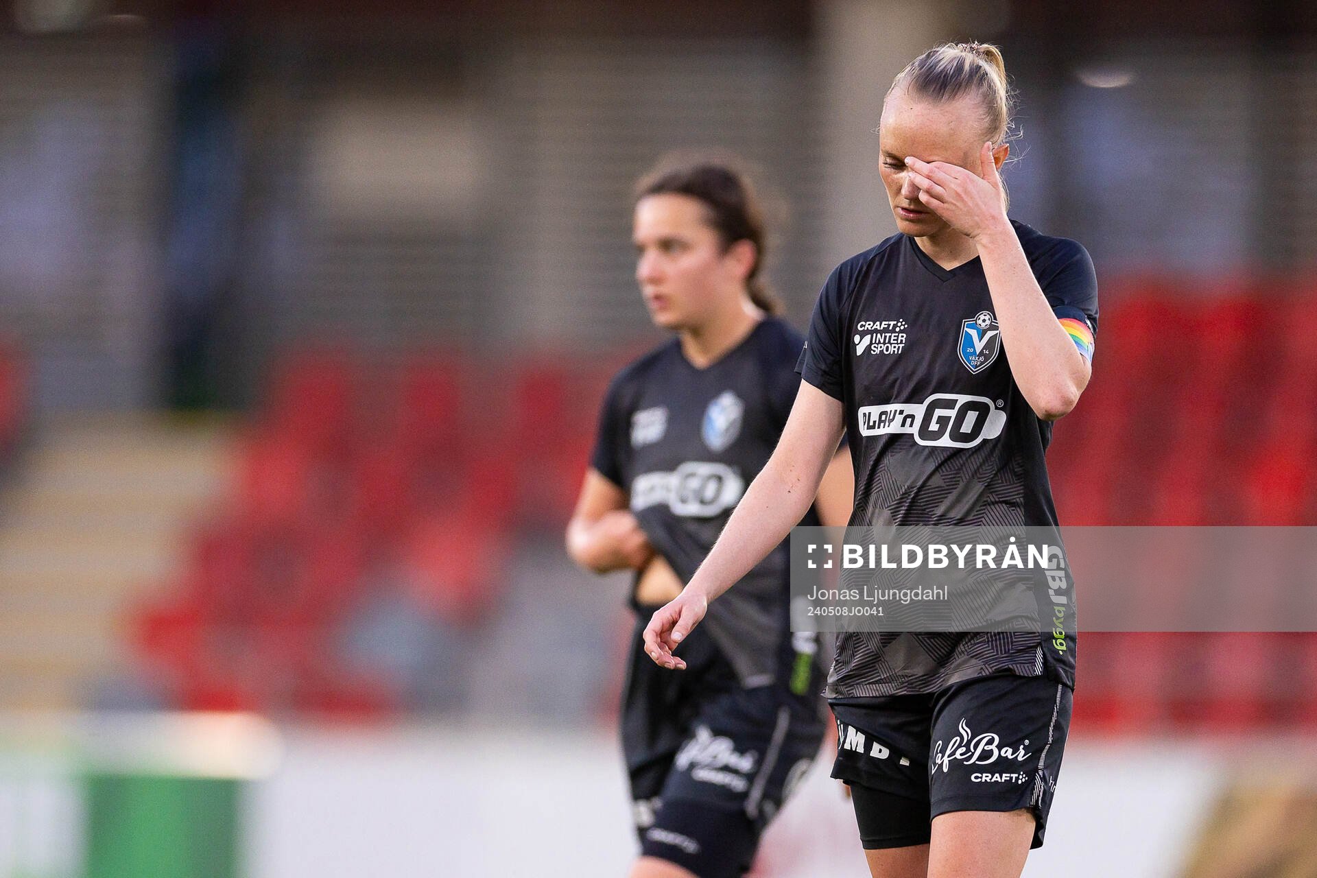Växjö DFFs Emma Pennsäter deppar