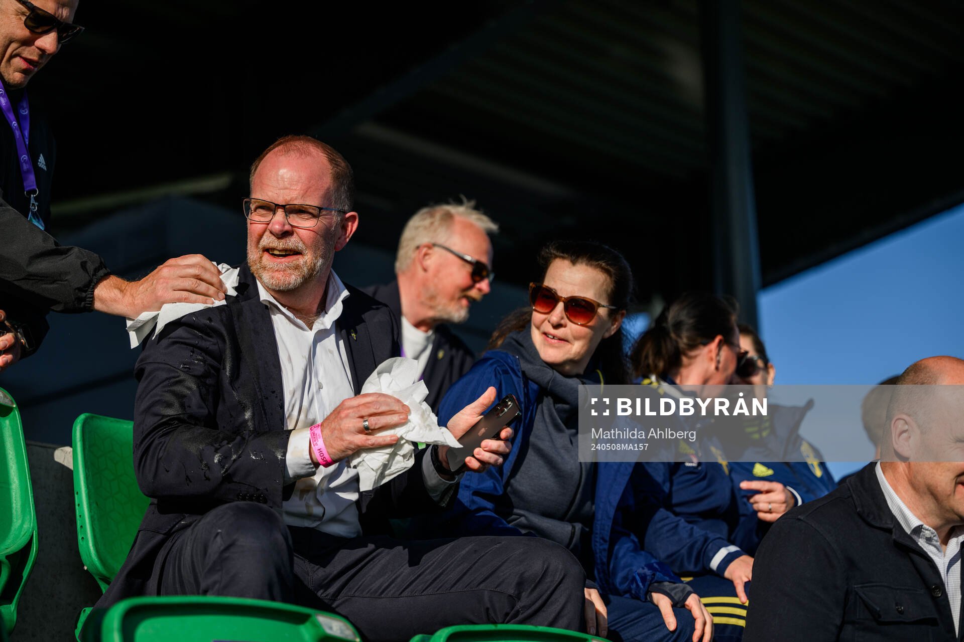 Anders Billström, Ordförande BK Häcken träffas av en