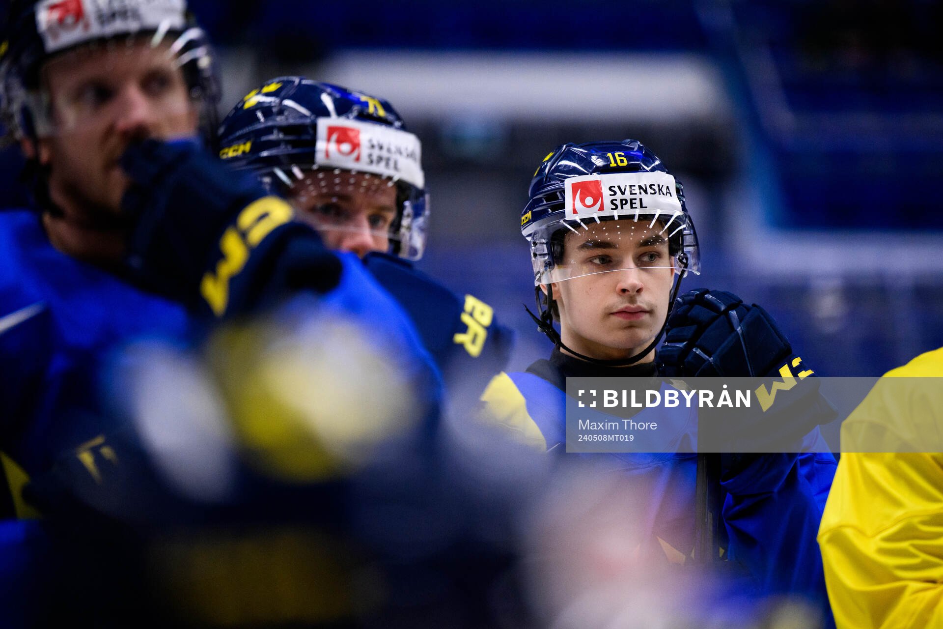 Felix Unger Sörum of Sweden at a practice session