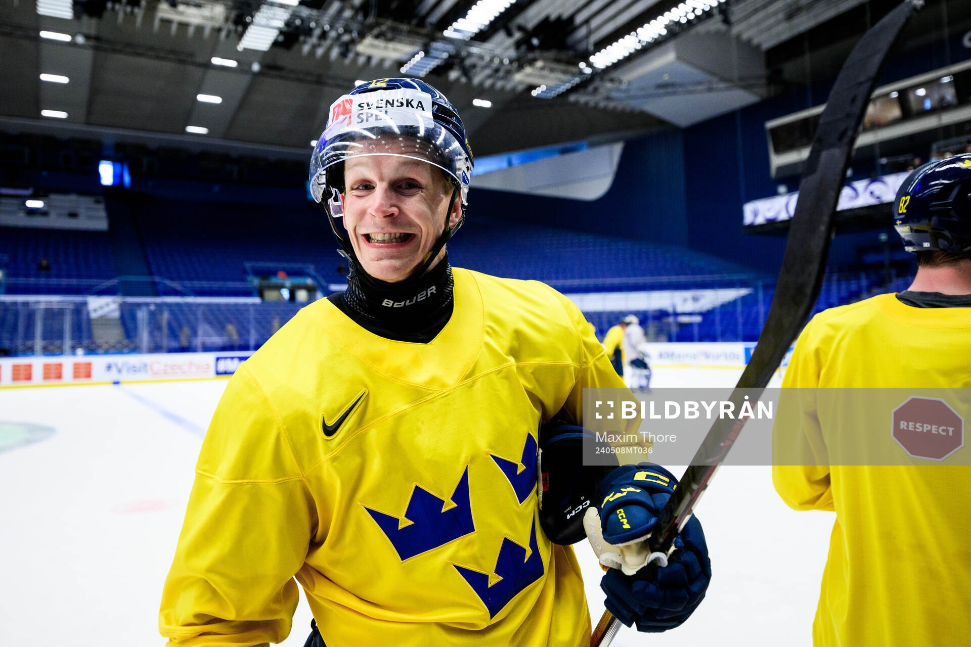 Max Friberg of Sweden at a practice session