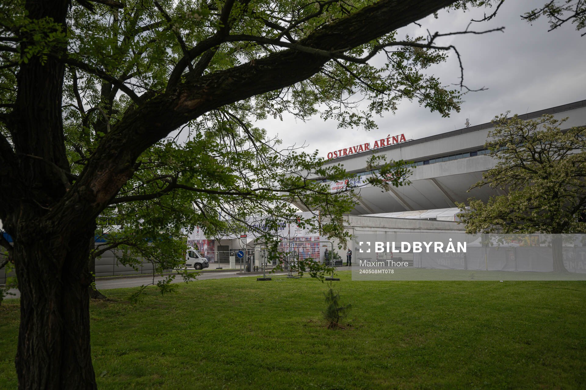 Exterior view of Ostravar Arena