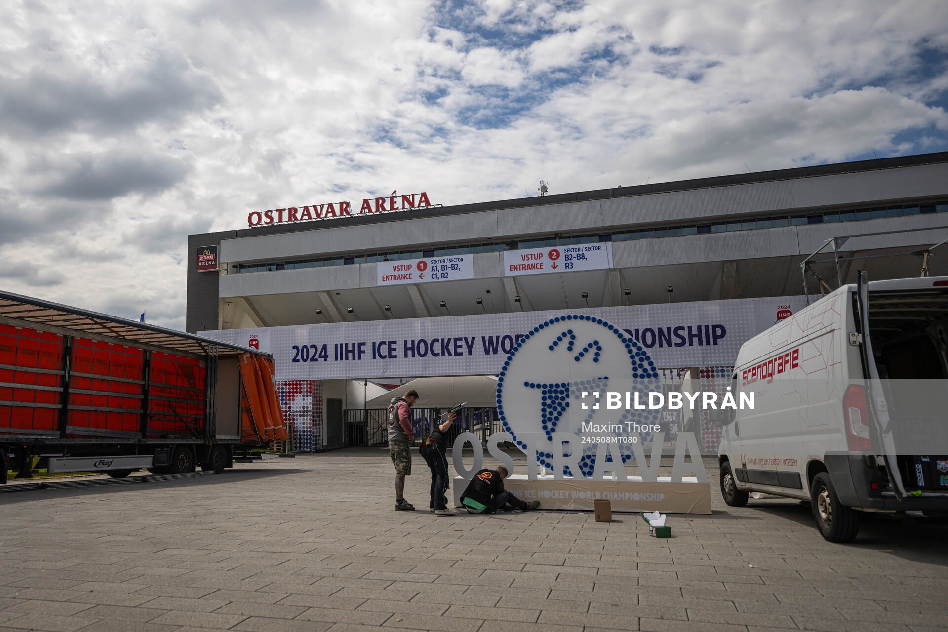 Exterior view of Ostravar Arena