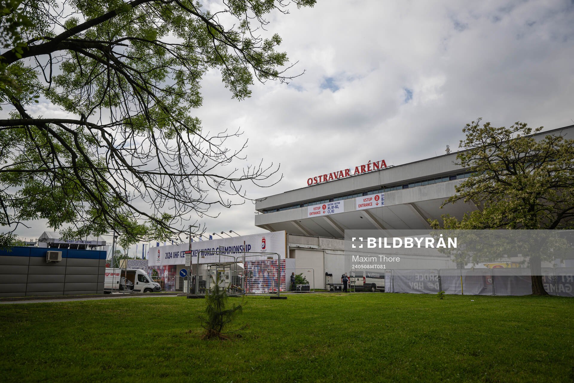Exterior view of Ostravar Arena