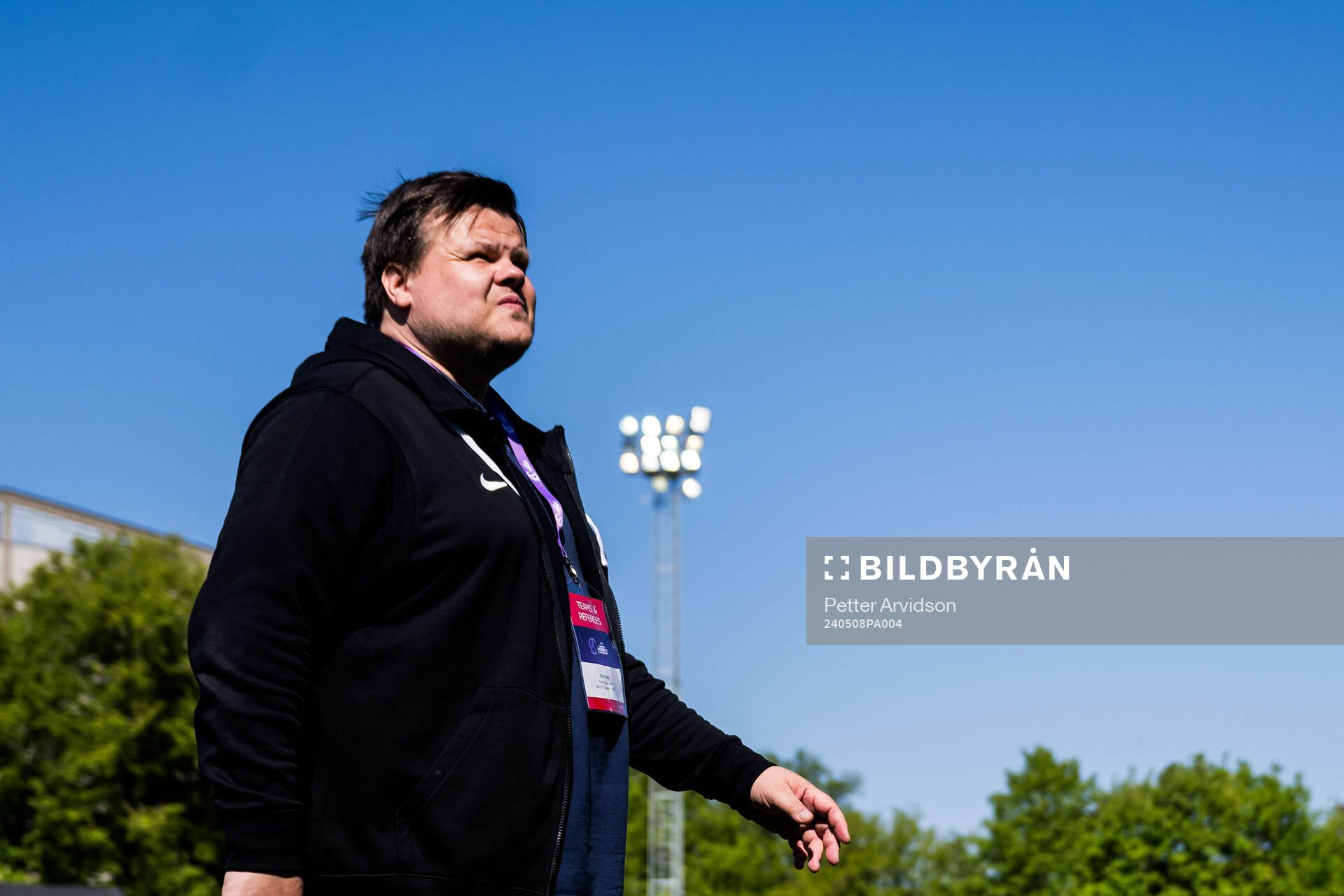 Head coach Børje Sørensen of Norway ahead ofof the UEFA