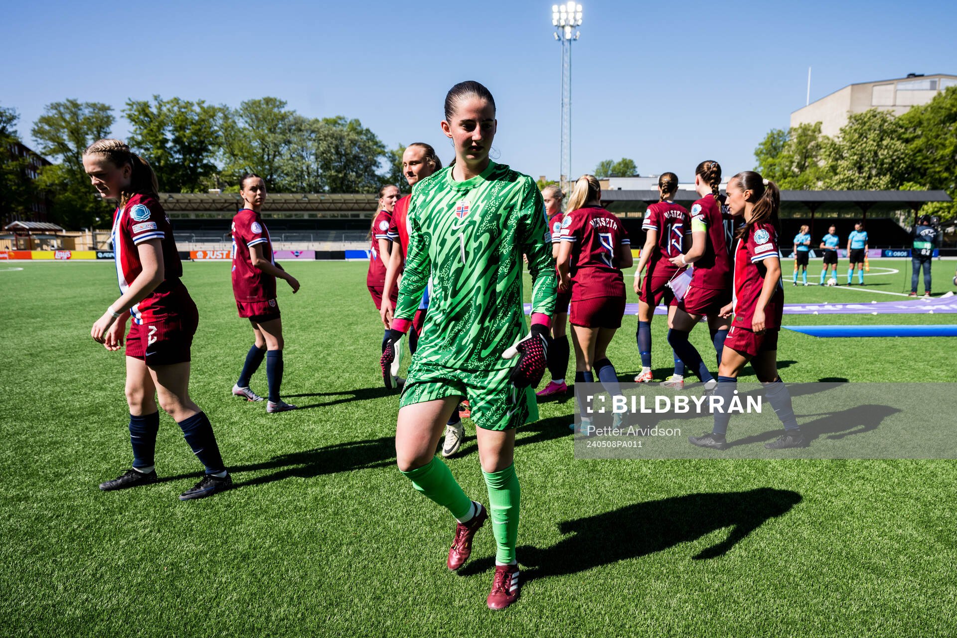 Goalkeeper Hanna Krog of Norway