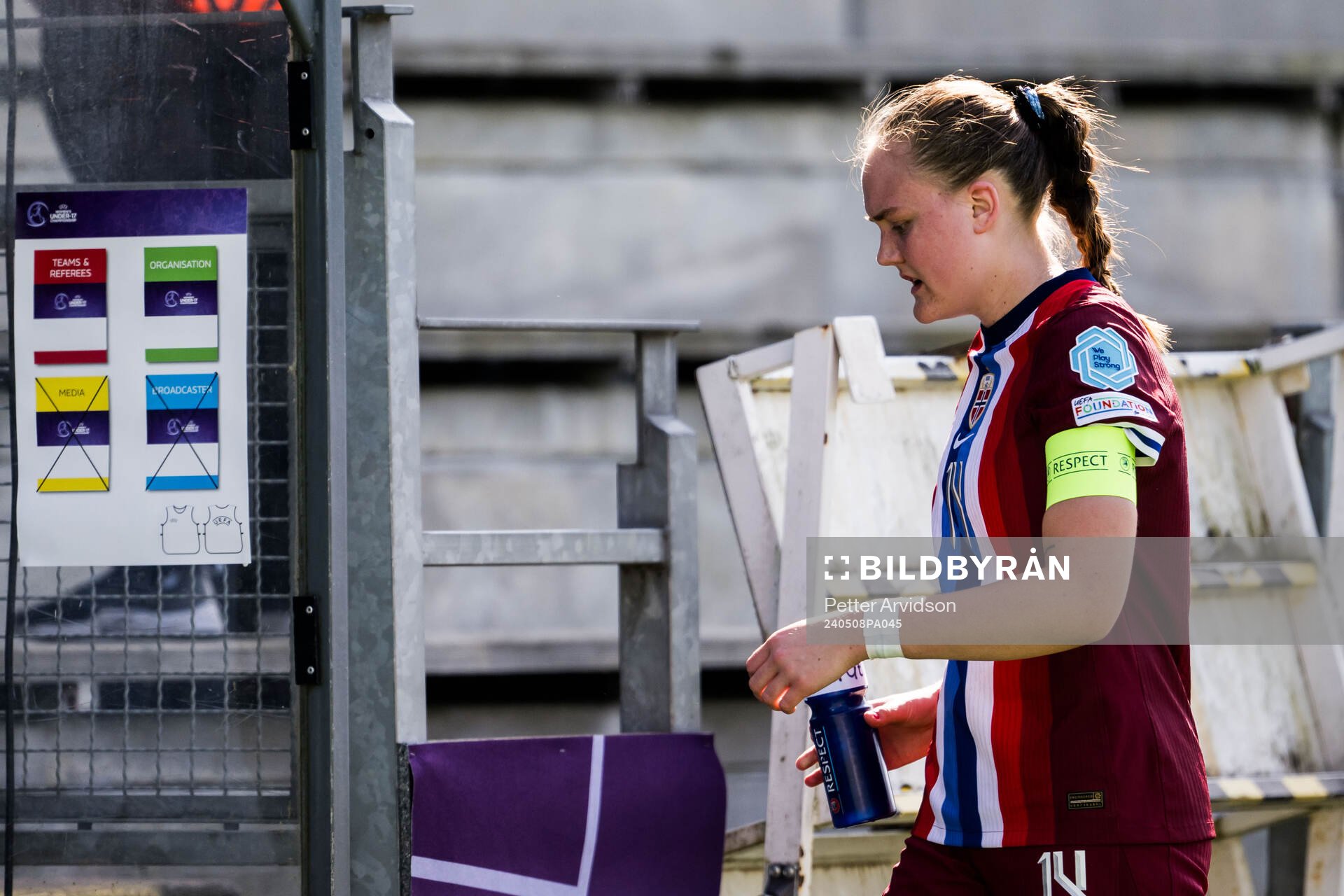 Tuva Olaussen Sagen of Norway looks dejected