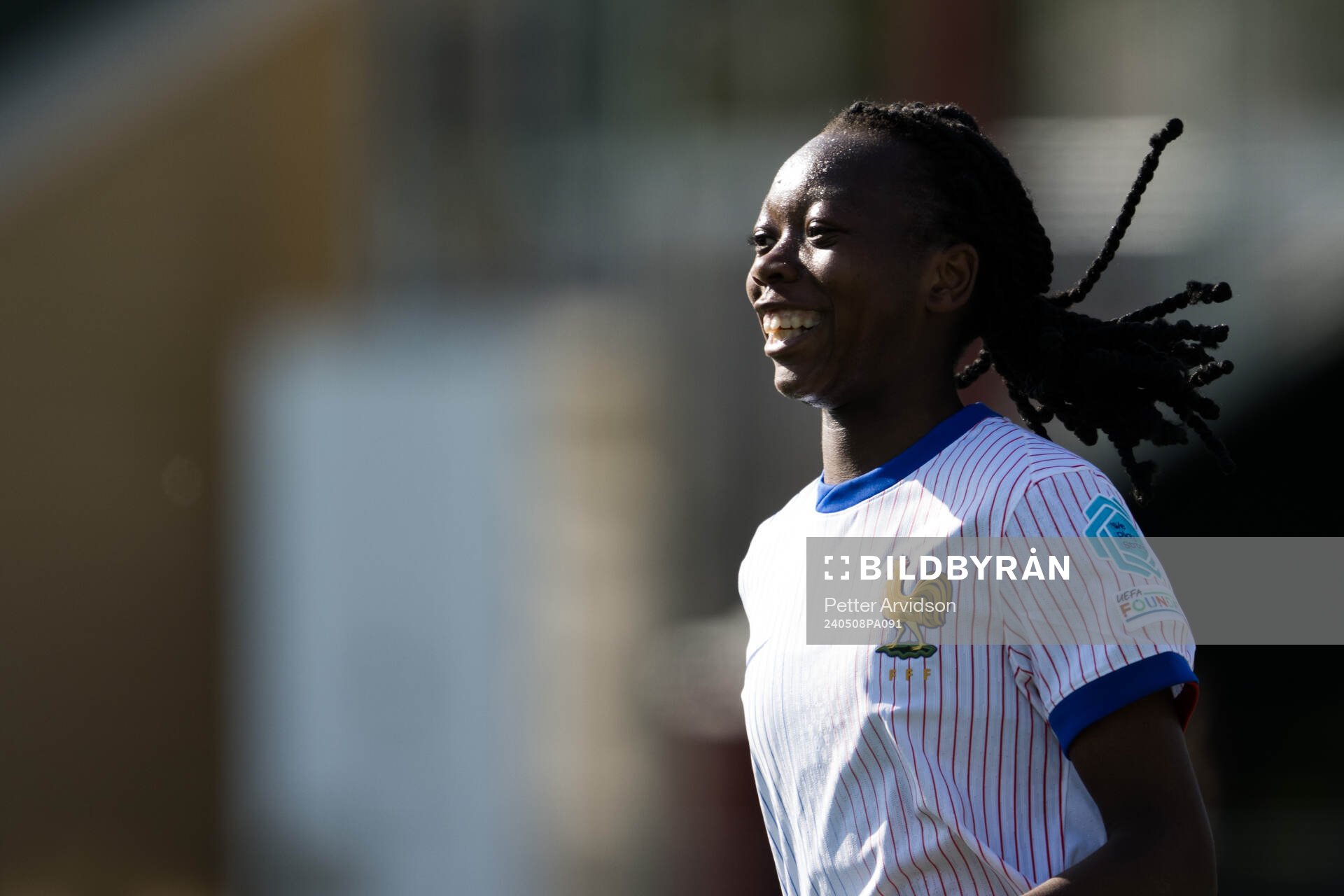 Djenna Léna Tene of France celebrates