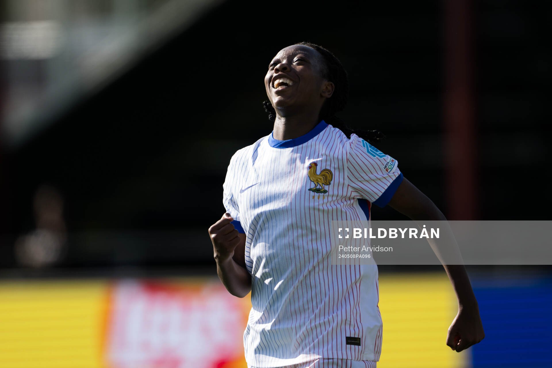 Djenna Léna Tene of France celebrates