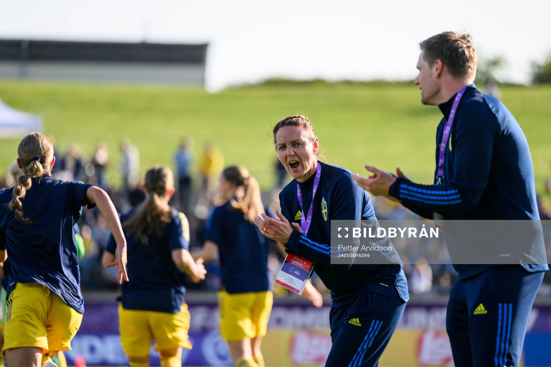 Head coach Lovisa Delby of Sweden