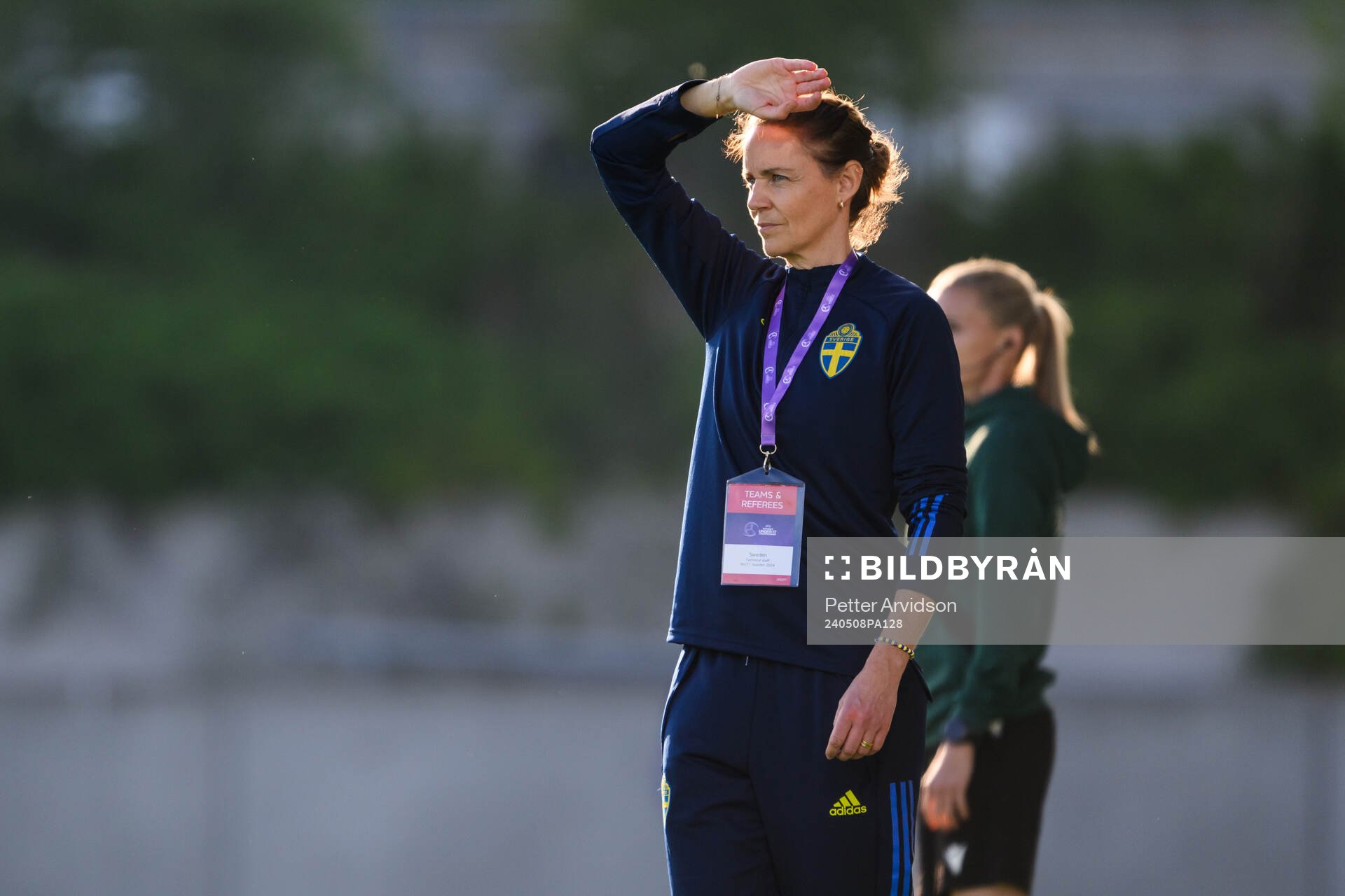 Head coach Lovisa Delby of Sweden