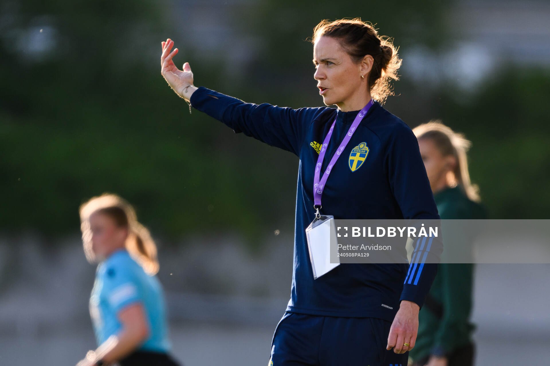 Head coach Lovisa Delby of Sweden