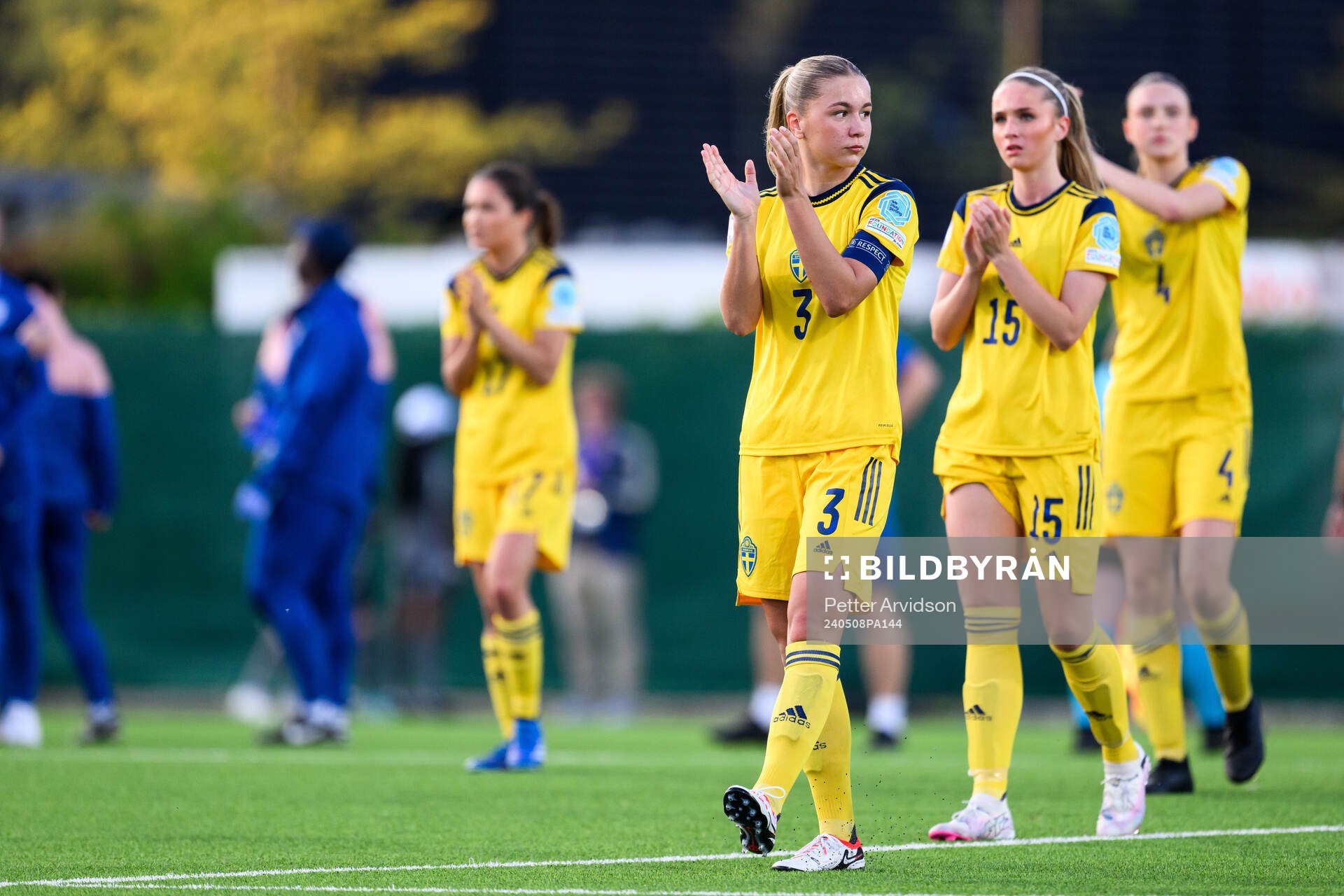 Alice Broman of Sweden looks dejected