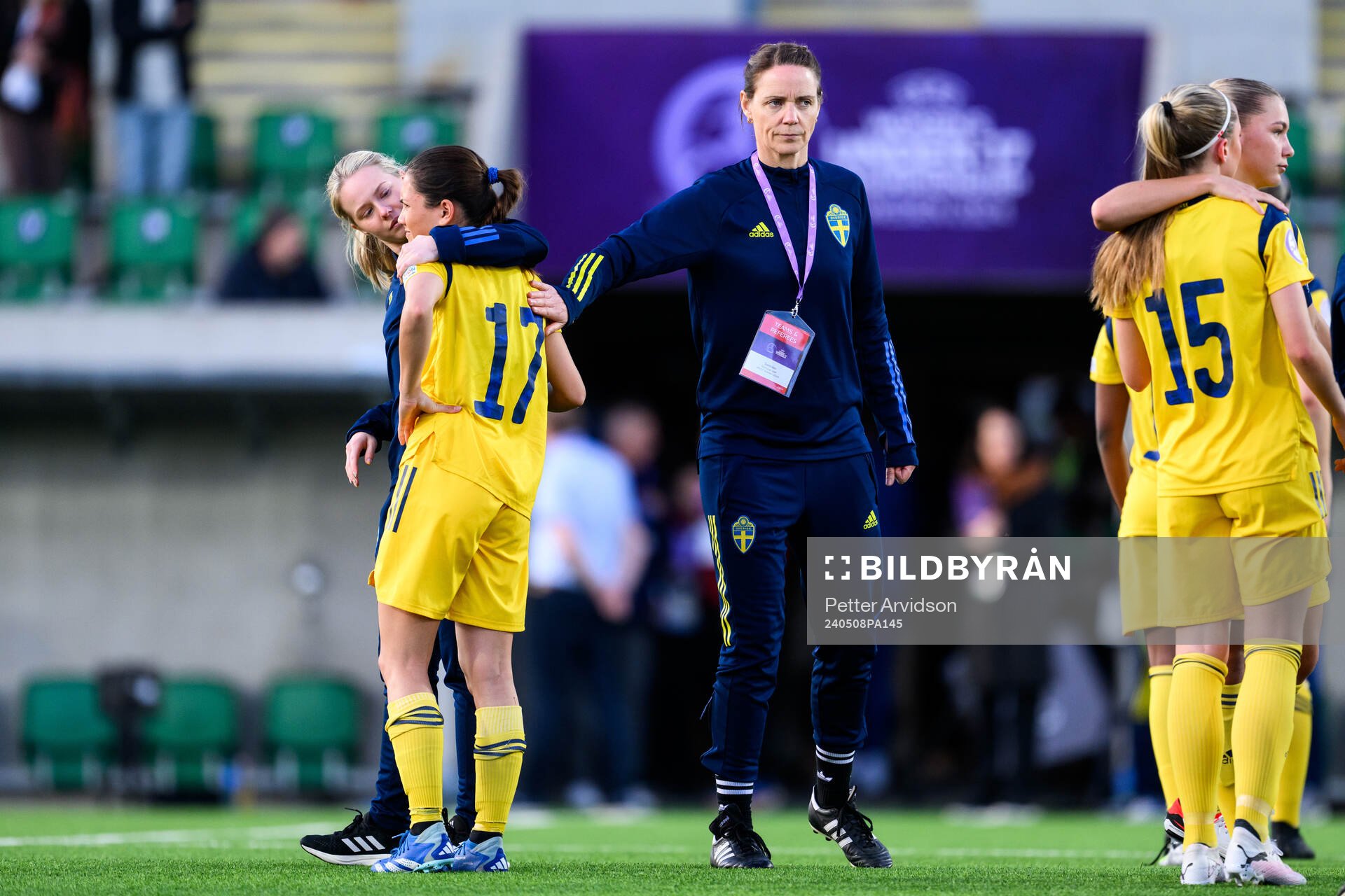 Head coach Lovisa Delby of Sweden
